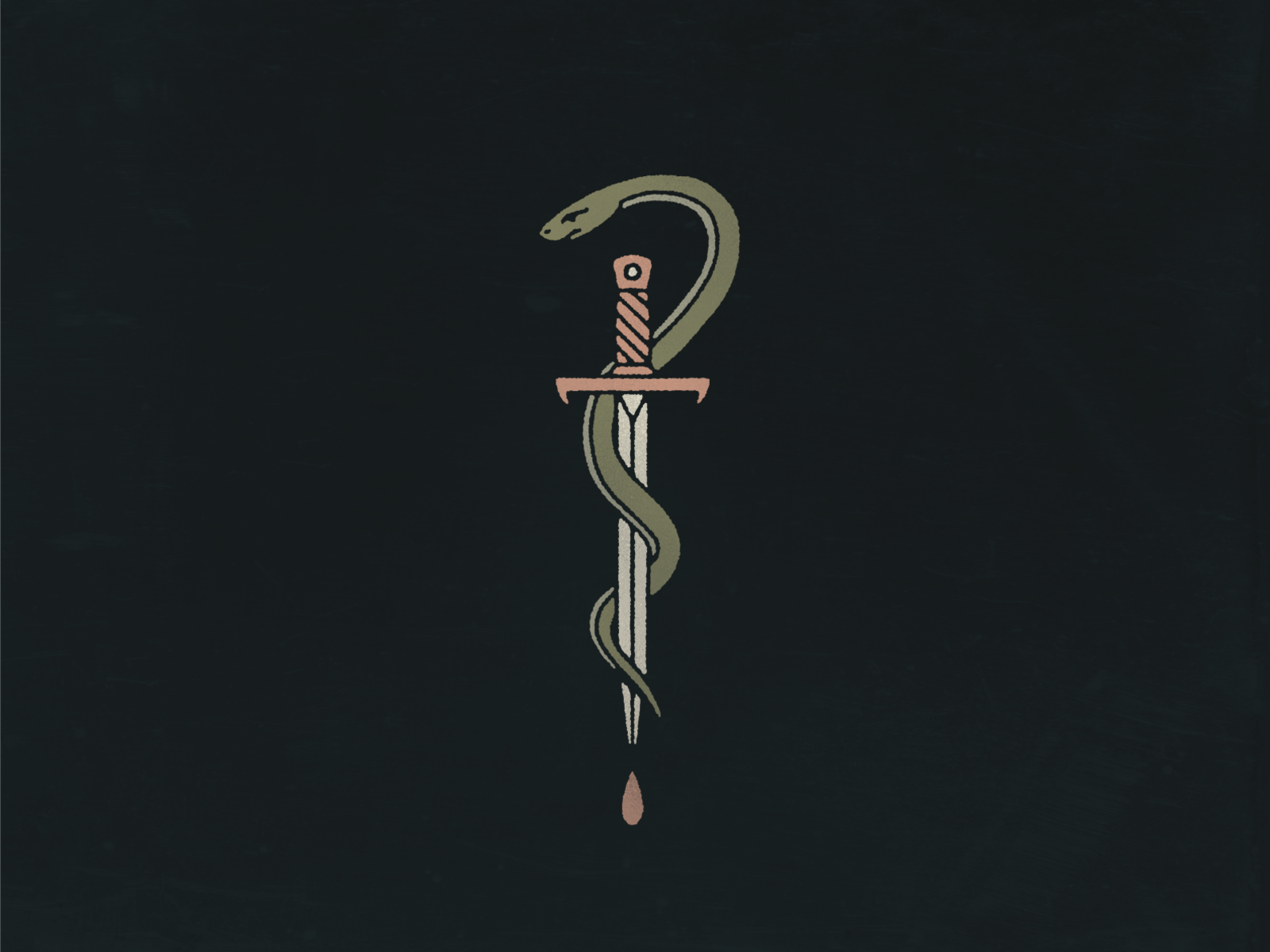 Snake & Sword by Jason K Yun on Dribbble