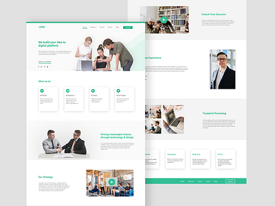 Digital Agency Landing page branding digital digital agency figma landing page ui uxdesign website design