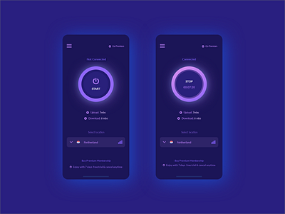 vpn app concept design 2020 2020 trend app business cncept design interaction design interface design trending ui ui ux ui design ui designer ux vpn vpn app