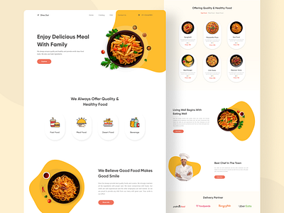 Dine Out - Restaurant Landing Page