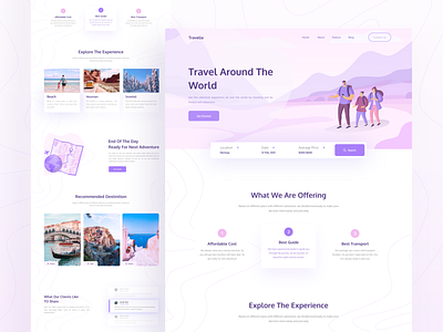 Travel Landing Page Exploration