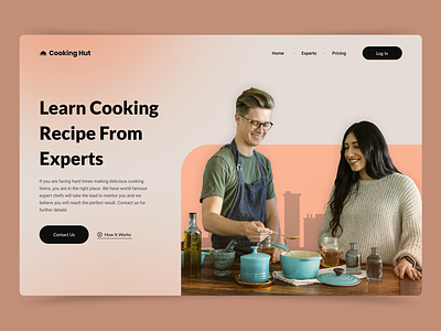 Hero Exploration 2021 branding cook design designer expert header hero interface learn old recipe trending typography ui ux uxui web app web design website