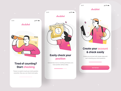 checkshot || Onboarding Mobile App Screen