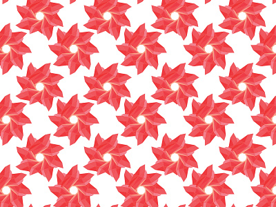 Red Flower Pattern design designer fashion floral illustration ladies dress pattern recent red flower seamless simple vector woven garments
