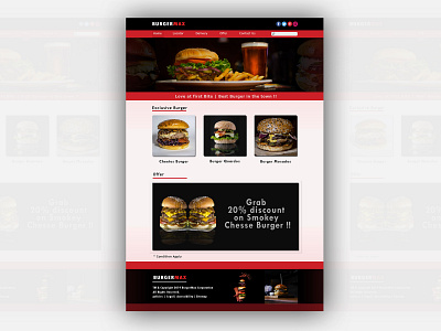 BURGERMAX branding logo photoshop ui webdesign