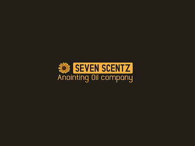 SEVEN SCENTZ logo brand branding flower illustrator logo logo design