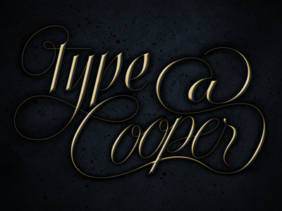 Type@Cooper calligraphy design drawing illustration letterforms lettering letters logo type