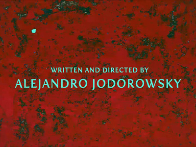 Alejandro Jodorowsky experiemental fertigo film title motion screenshot type