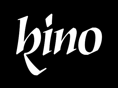 kino calligraphic cinema italic kino letterforms lettering