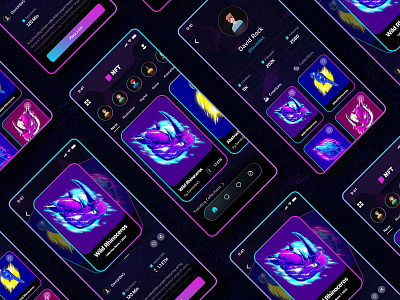 NFT Marketplace App UI Design Concept