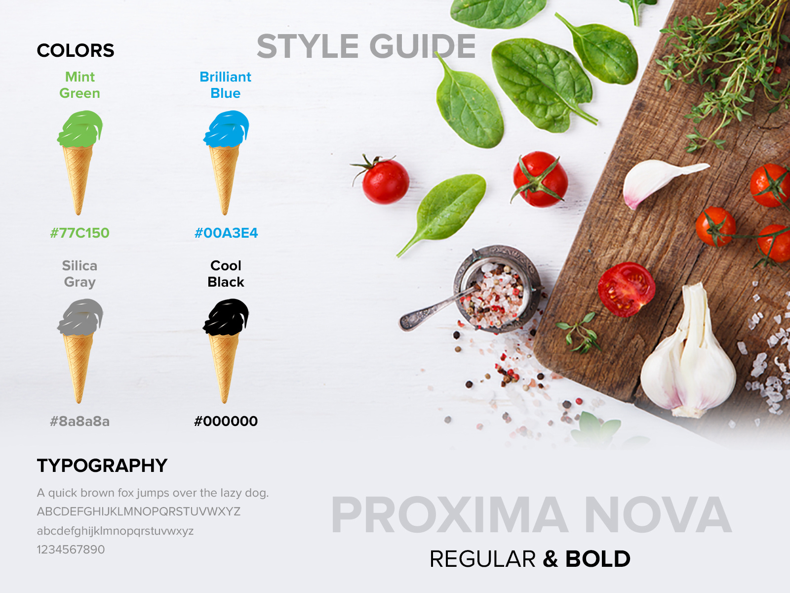 Graphix Design Ingredients Style Guide : Ice Cream & Ingredients Industry | Food Industry by ...