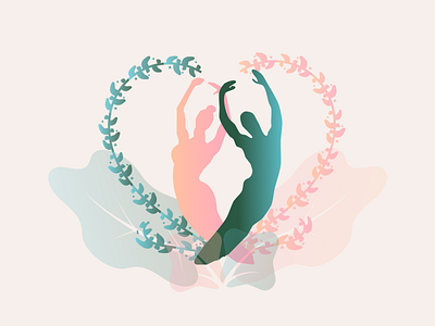 Valentine's (Balance) Day adobe illustrator ai app design flat icon illustration ui vector web