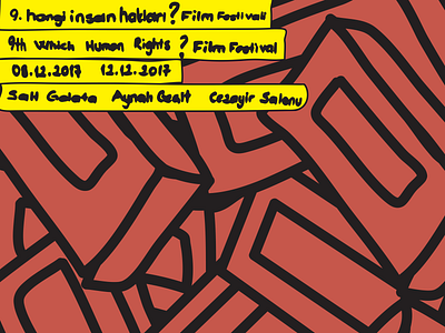 (Redesign) Poster Design - 9th Which human righs? Film Festival