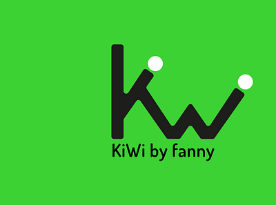 KIWI the future brand of a promising artist ... design logo vector