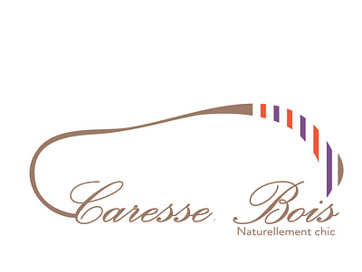 Logo rayures for Caresse Bois logo vecteur vector