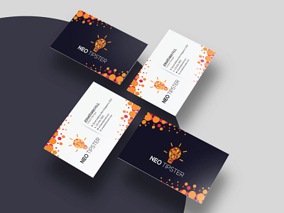 light company logo and business card