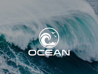 Ocean Logo Concept 3d animation branding creative design design graphic graphic design icon illustration logo logo design logodesign motion graphics ui