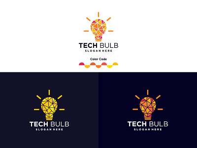 Bulb Tech Logo Design 3d animation branding creative design design graphic graphic design icon illustration logo logo design logodesign minimalist logo design modern logo motion graphics technology logo ui