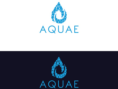 water drop aquae app creative design design graphic icon illustration logo logo design brand identify logodesign ux