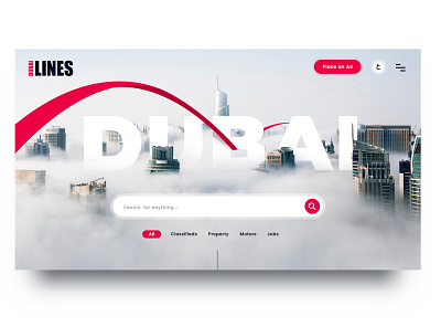 Dubai Lines design ux website
