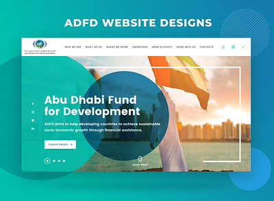 ADFD Website Design design ui ux website