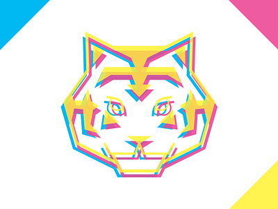CMY Tiger cyan icon logo magenta rit tiger yellow