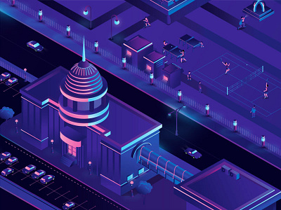 Bank Isometric