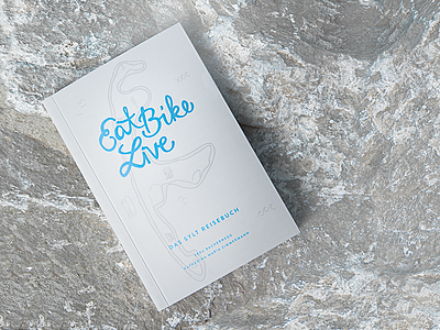 Eat Bike Live – The Sylt Travel Book book book design eat bike live eat write live editorial design germany marie zieger sylt travel travel book
