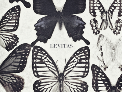 Levitas album butterflies cover designers.mx mix music post rock typography