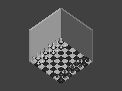 Room #10 3d blender isometric low poly room