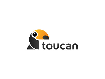 Toucan Full design full graphics grid icon logo mark simple toucan