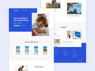 Viscoplast Shot Dribbble 404 blue clean design desktop dots landing landingpage medical medical design simple ui ux web webdesign website