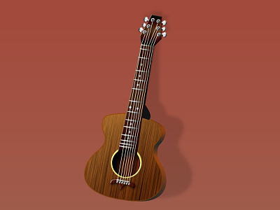 Guitar design illustration vector