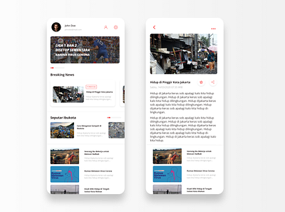 News App app dailyui design ui ux