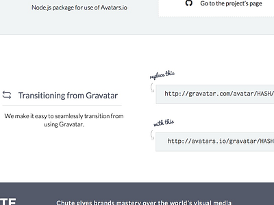 New avatars.io design avatars landing page ui