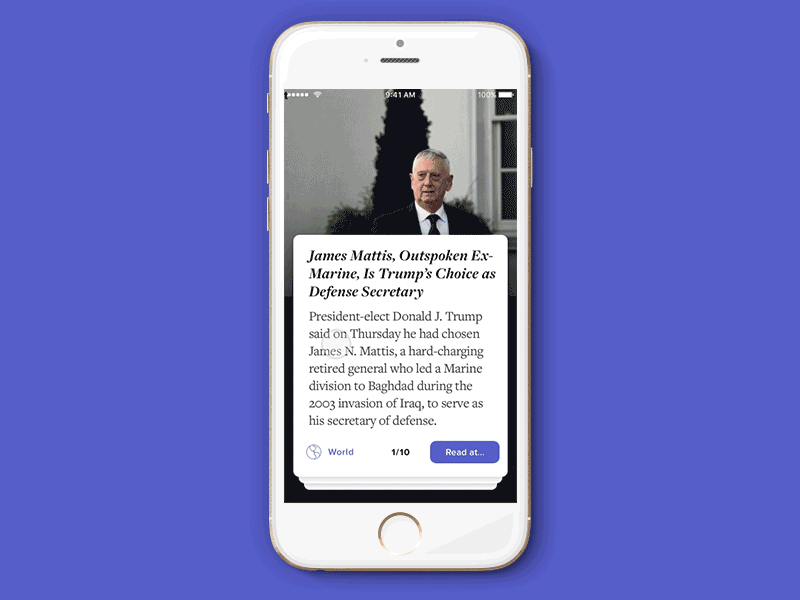 News App for iOS