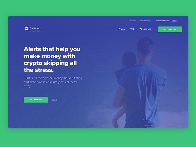 Alerts for cryptocurrencies - WIP