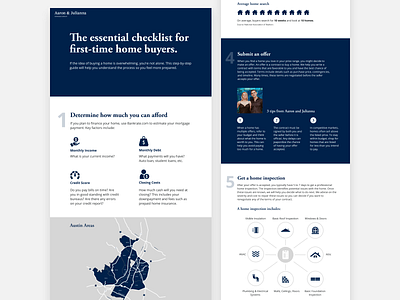 Infographic - Home buyer checklist design figma infographic real estate