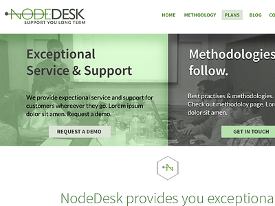 NodeDesk drupal helpdesk portfolio typesetting web design