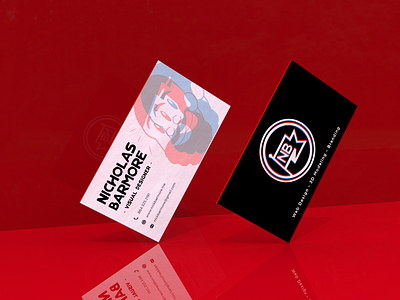 Personal Branding Business Cards 3d modeling branding business card illustartion