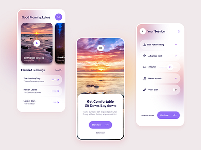 Meditation App - MVP Design