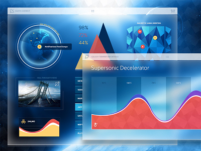 Tomorrow Is Now experiment flat future futuristic gradient innovation interface translucent