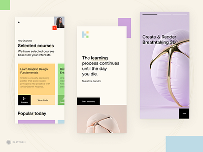 Elearning designs, themes, templates and downloadable graphic elements on  Dribbble