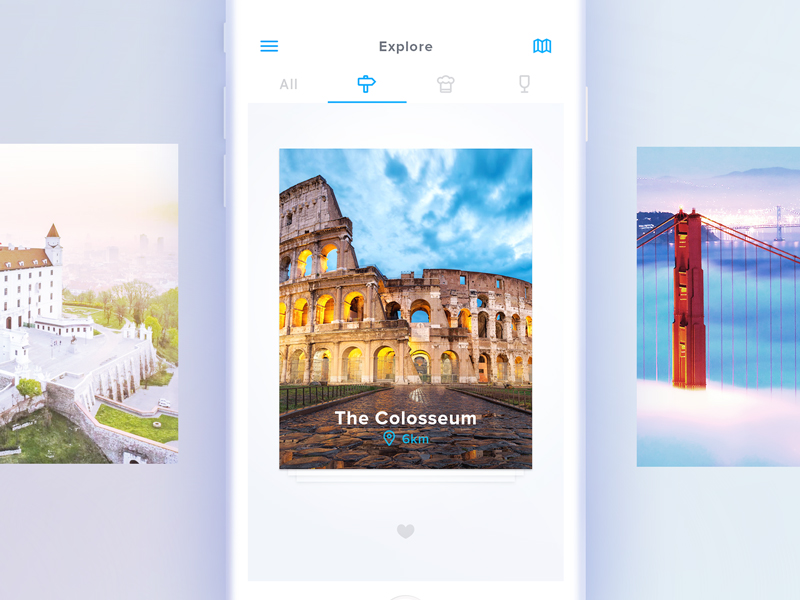 Download Travel App + free mockup by Lukas Horak | Dribbble | Dribbble