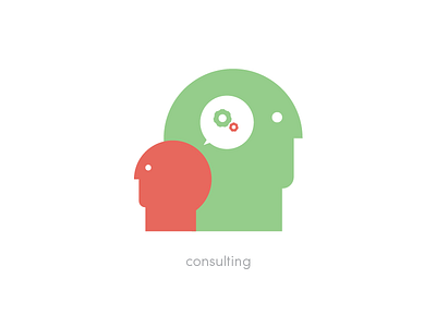 Consulting Icon brain branding cosulting drawing head icon illustration mind