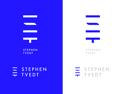 Stephen Tvedt blue branding icon identity logo stephen