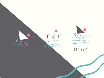Mar Branding boat branding design face handmade identity illustration ocean typography