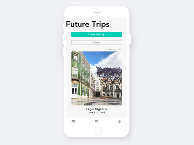 Mobile Travel app