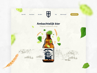 Beer | Blonde, IPA & Tripel 1551 beer craft craft beer design elements knight one page one pager product page web web design webdesign