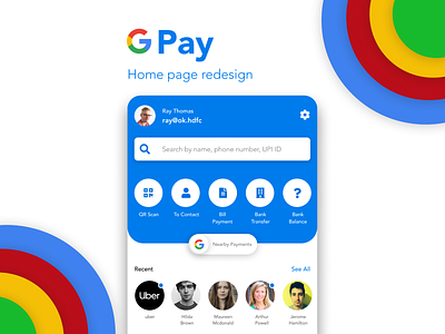Google Pay homepage redesign app app design google google design googlepay illustration mobile redesign uidesign uitrends uiux ux ui design uxui